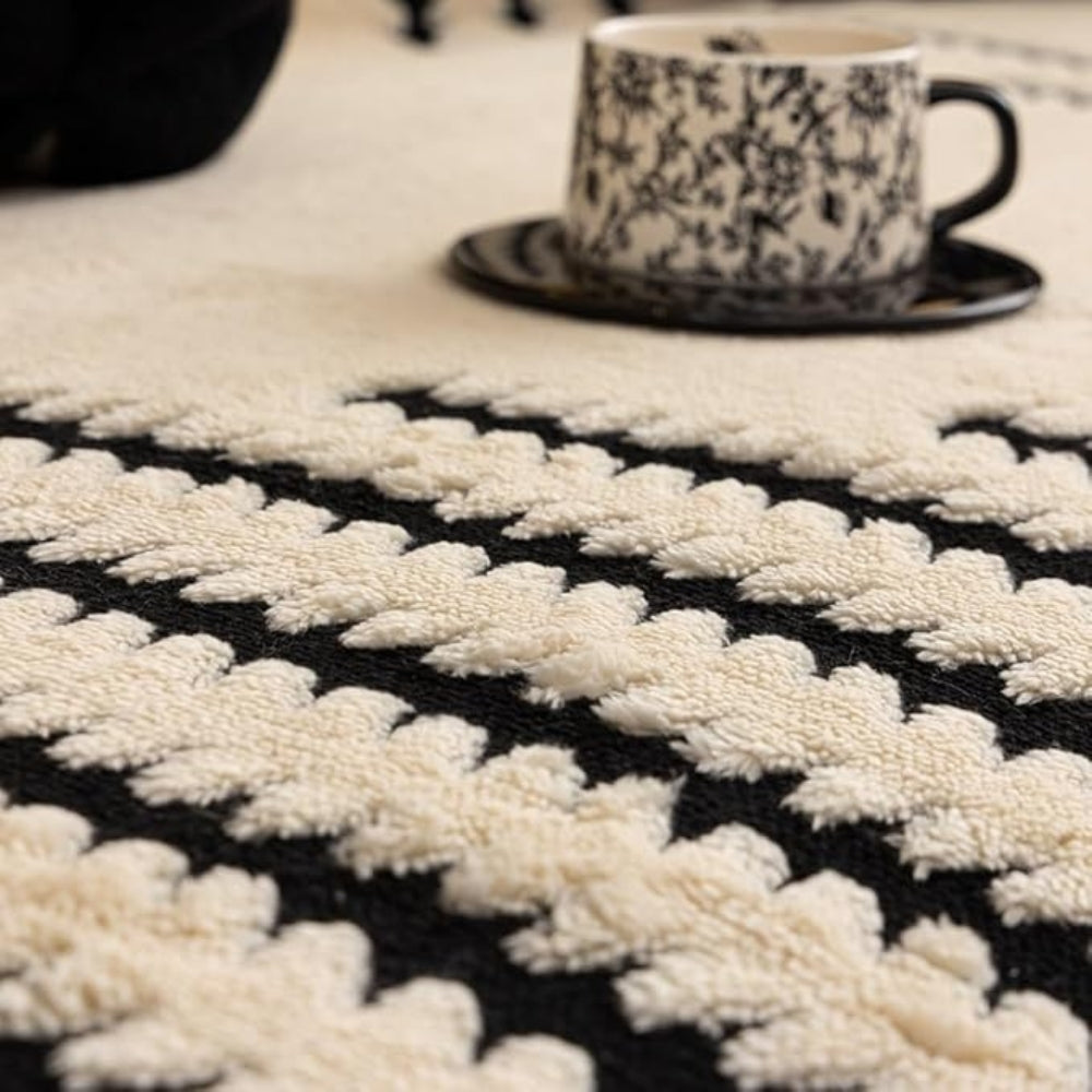 Plush Tufted Couch Cover, Vintage-Style Sofa Throw