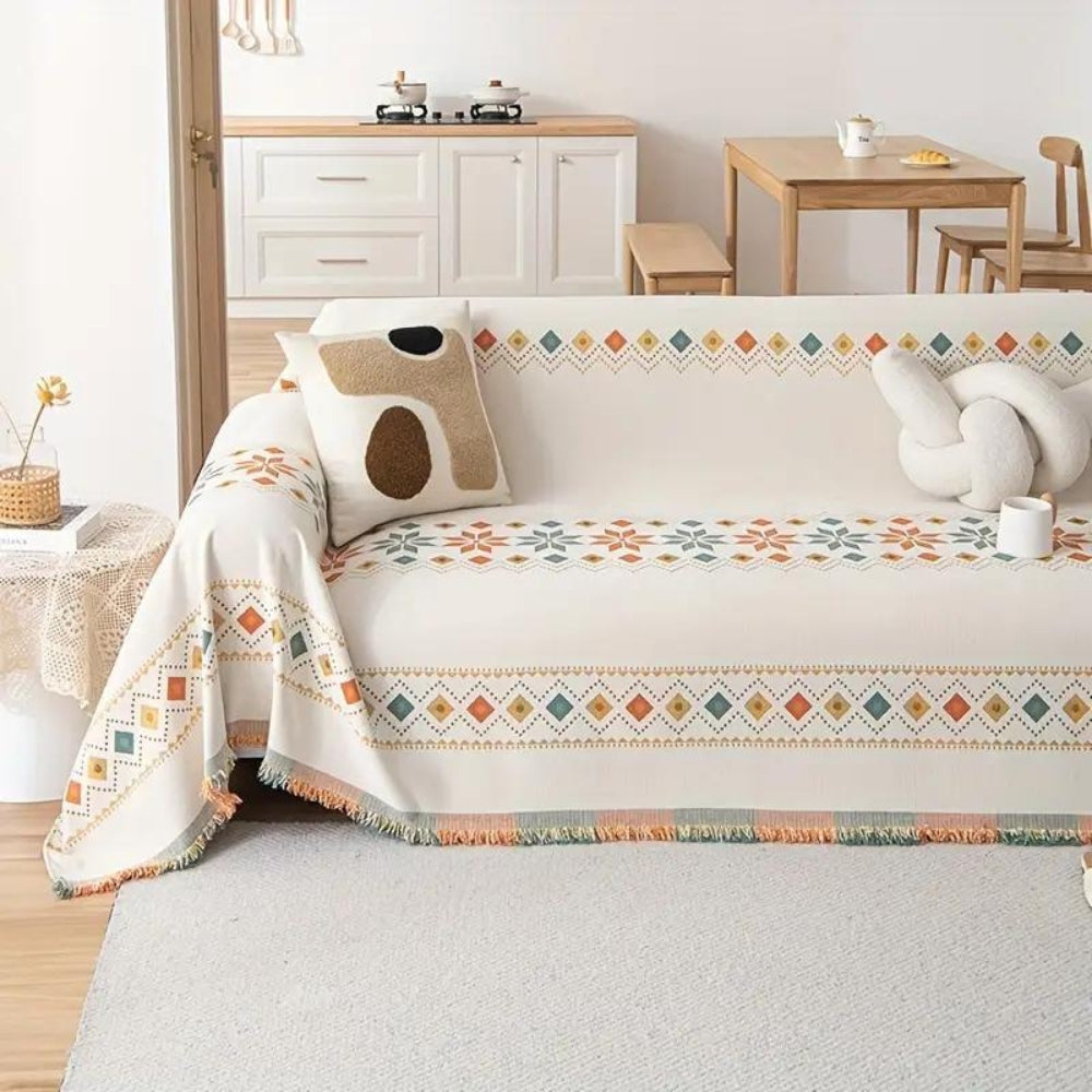 Boho Couch Cover - Non-Slip Universal Sofa Slipcover