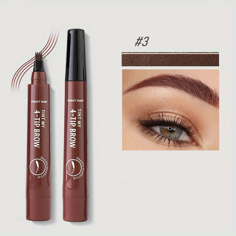 Microblading Brow Pen - Precision 4-Tip Applicator