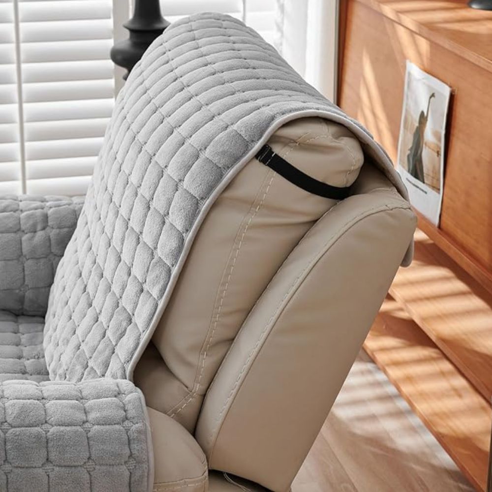 Quilted Recliner Cover - Pet-Friendly Non-Slip Protector