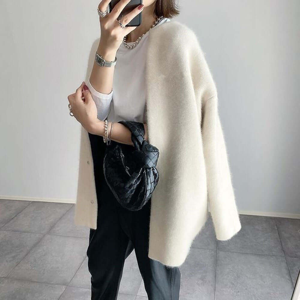 Women's Elegant Knit Cardigan - Lightweight Layer