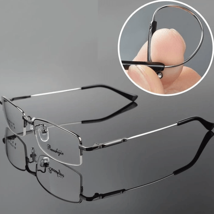 Titanium Dual-Use Reading Glasses, Near and Distance