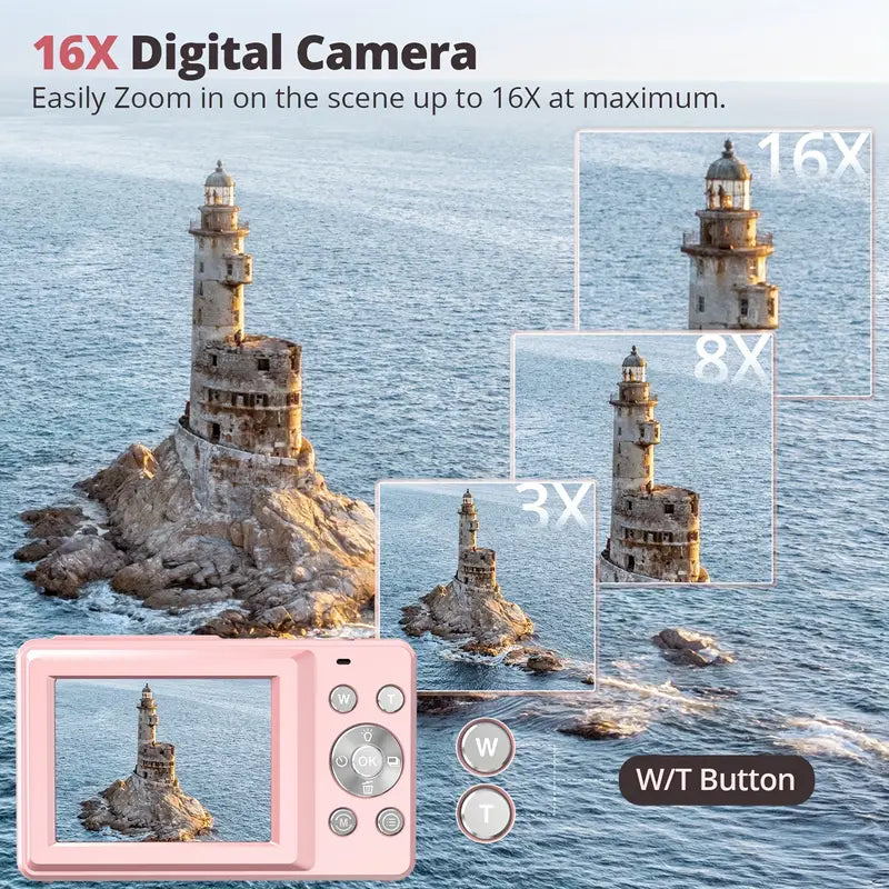 Compact Digital Camera - 1080p HD Video Recording