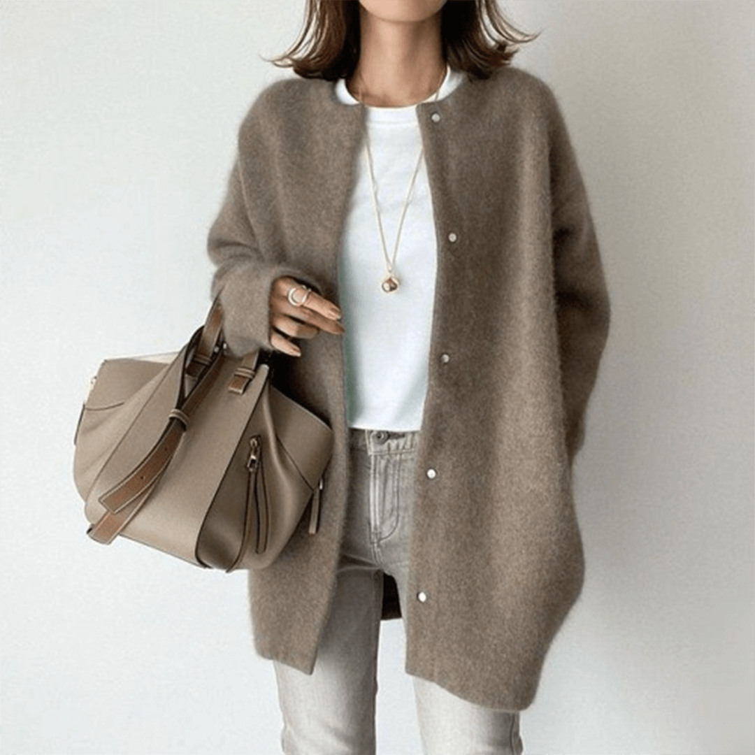 Women's Elegant Knit Cardigan - Lightweight Layer