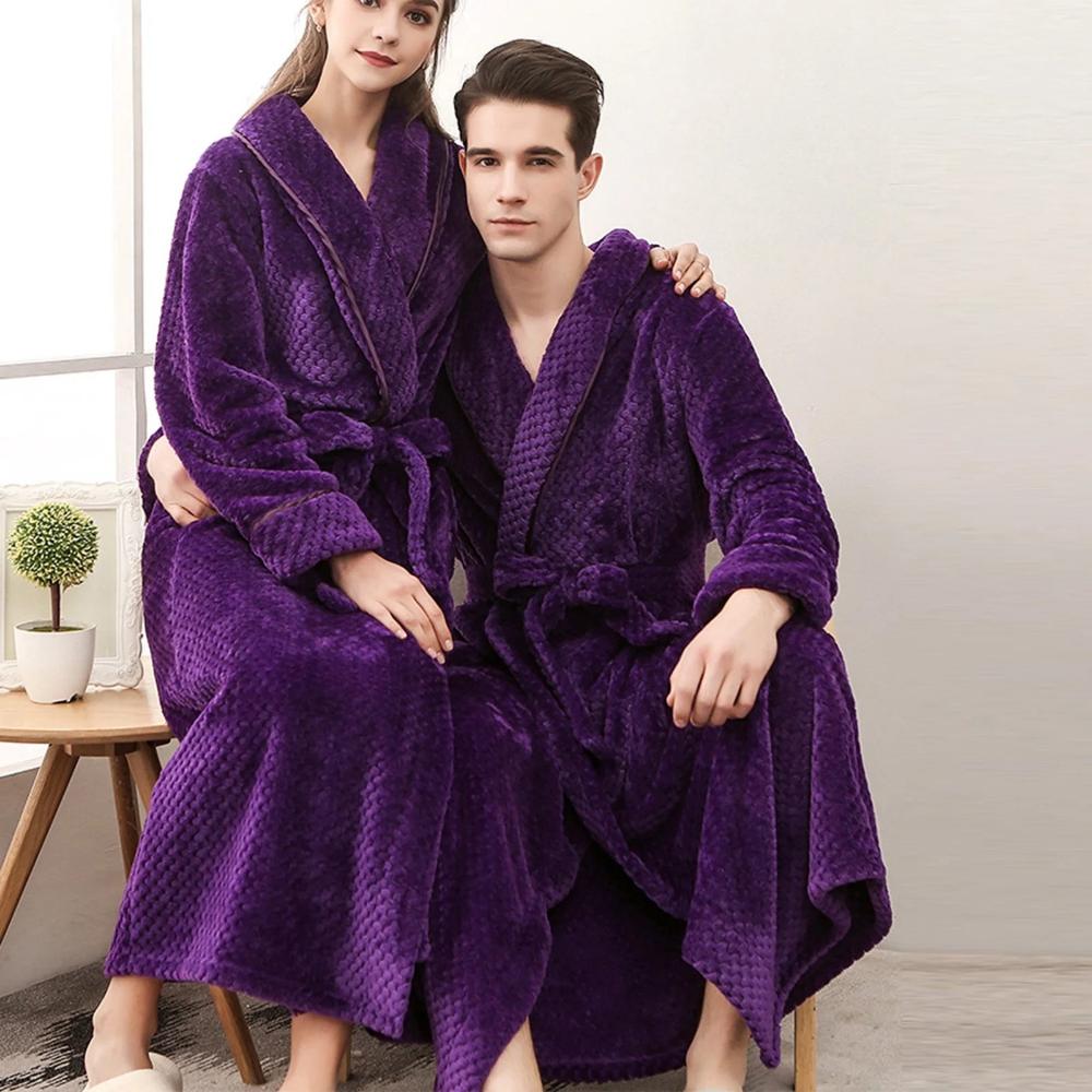 Dreamy Fleece Bathrobe - Cosy Unisex Winter Robe