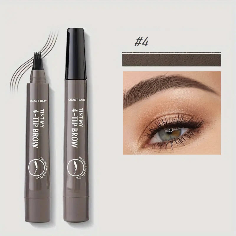 Microblading Brow Pen - Precision 4-Tip Applicator