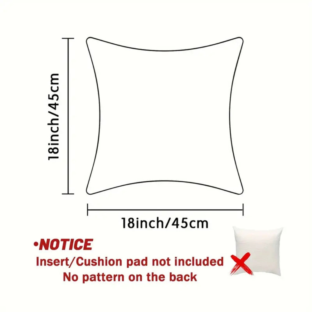 Golden Velvet Christmas Cushion Covers - Festive Home Decor