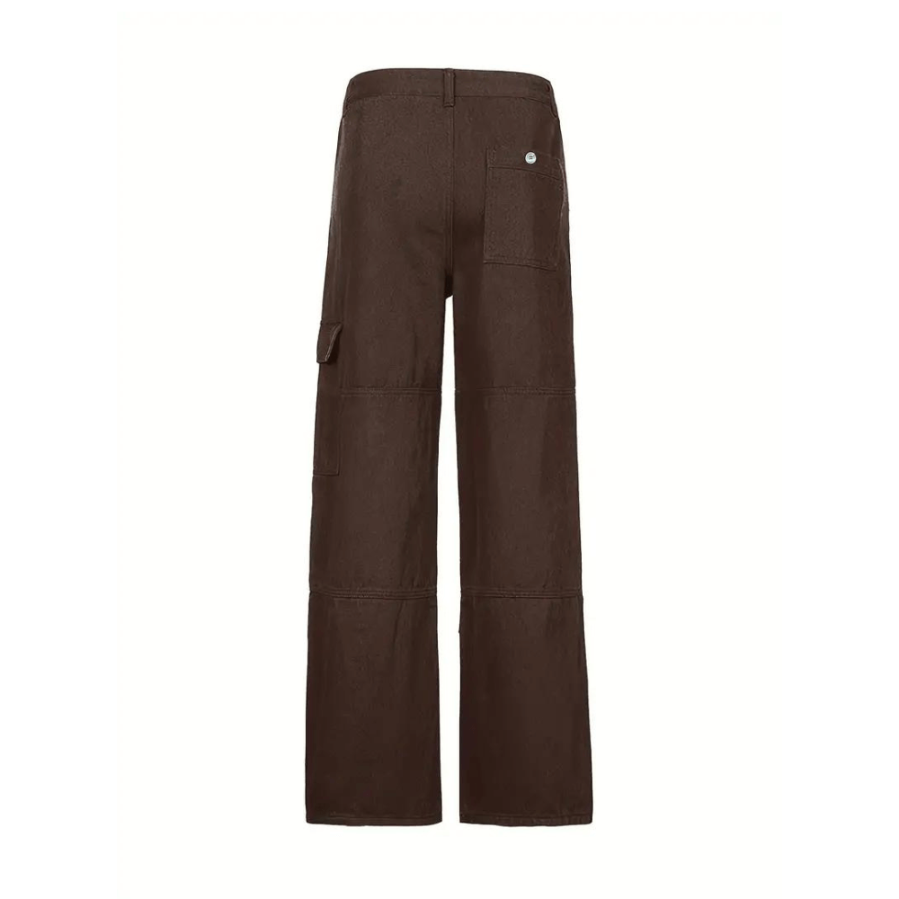 Women's Casual Cargo Trousers - Comfortable Relaxed Fit