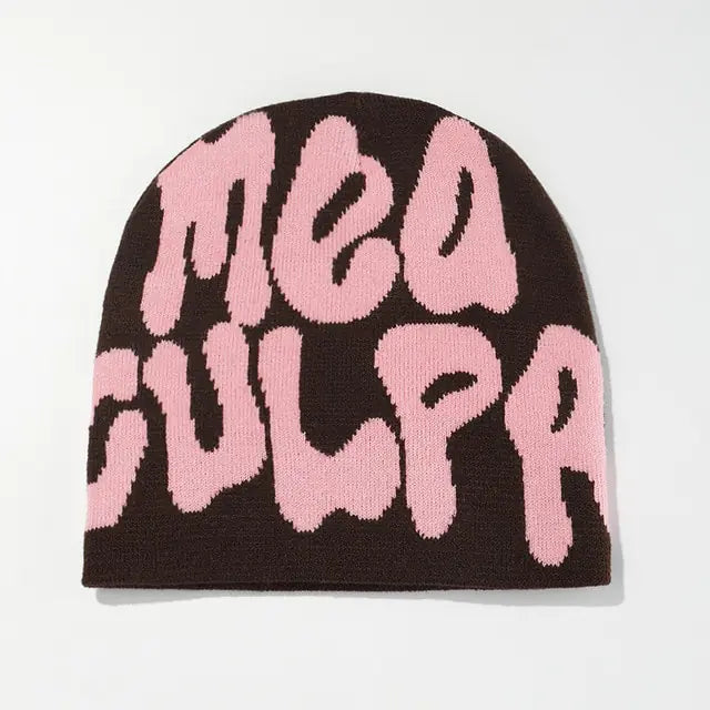 Y2K-Style Knit Beanie for Men and Women