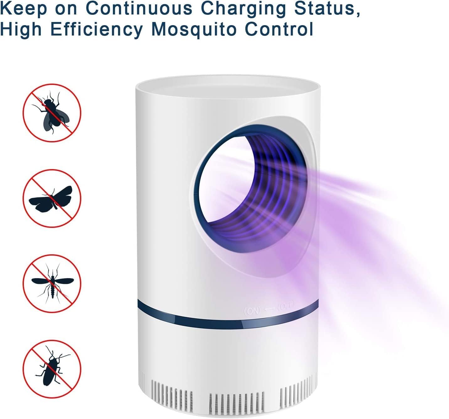 UV Light Mosquito & Fly Trap - Indoor/Outdoor