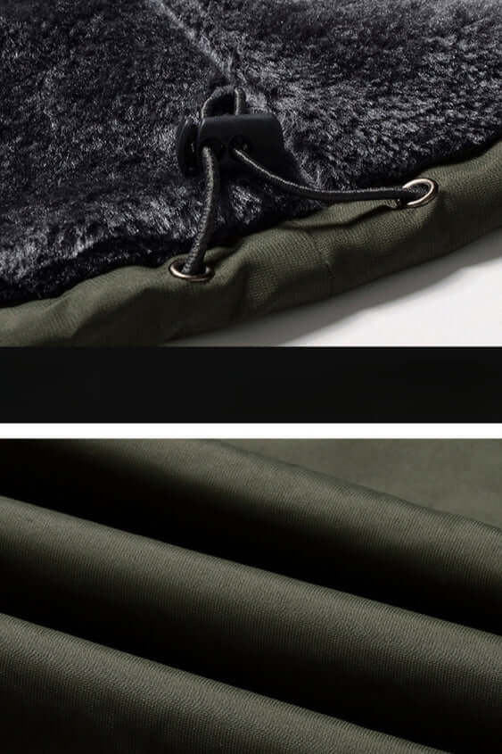 Men's Waterproof Insulated Winter Jacket - Fleece Lined