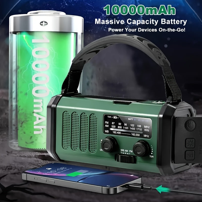 Solar Hand Crank Emergency Radio with NOAA Weather Alert