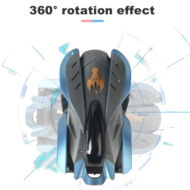 RC Stunt Car with Wall Climbing & LED Lights