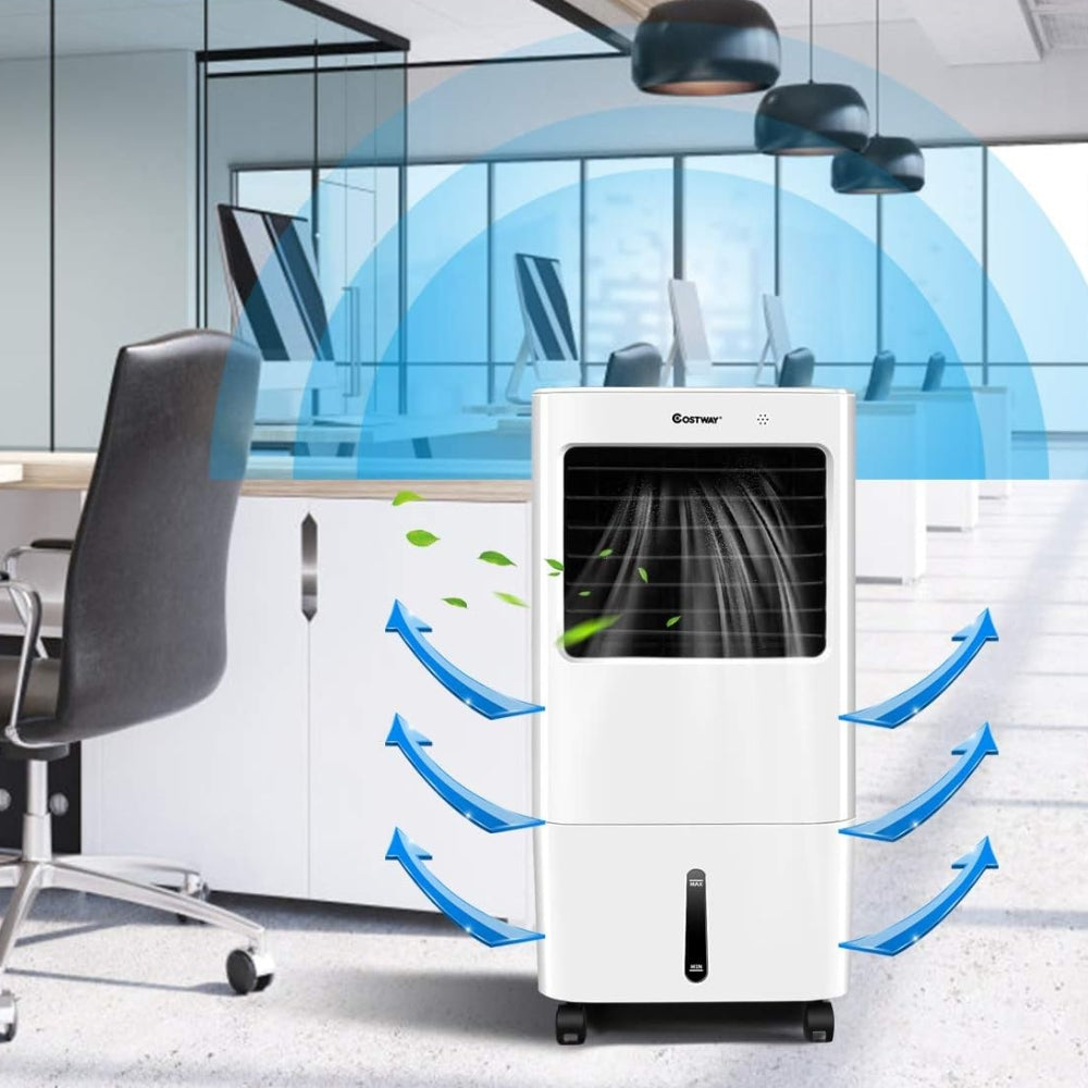 Portable Air Cooler with Remote Control - Windowless Design