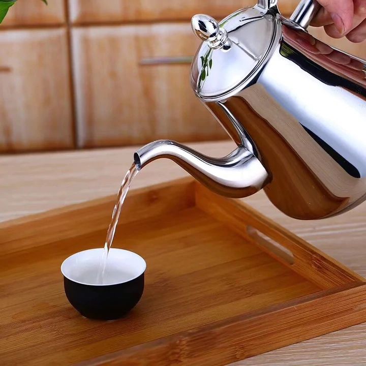 Stainless Steel Induction Kettle with Built-In Filter