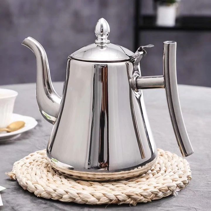 Stainless Steel Induction Kettle with Built-In Filter