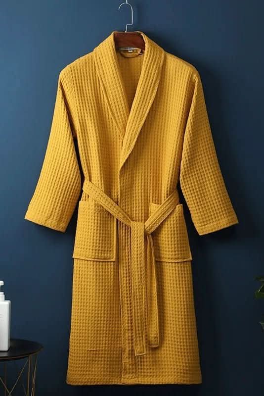 Breathable Waffle Bathrobe for Everyday Comfort