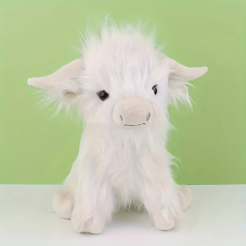 Highland Cow Plush Toy - Soft Stuffed Animal, 25cm