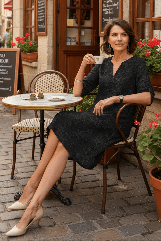 Floral V-Neck Summer Dress for Warm-Weather Elegance