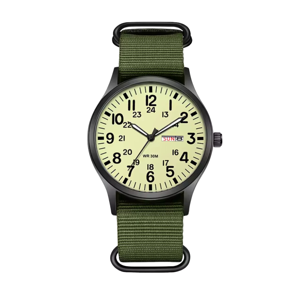 Men's Rugged Outdoor Watch – Waterproof Military Style