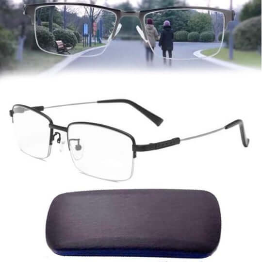 Progressive Multifocal Glasses with Blue Light and Anti-Glare Coating