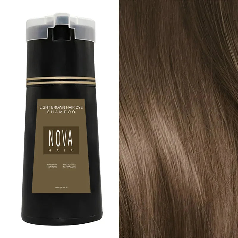 Natural Hair Colour Shampoo - Fast Ammonia-Free Treatment