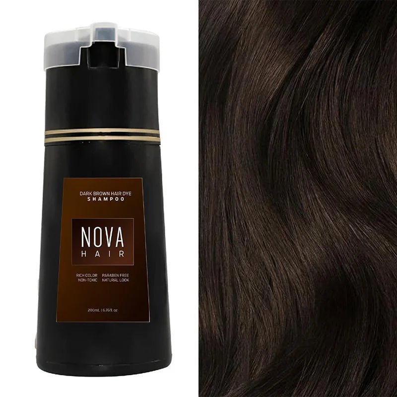 Natural Hair Colour Shampoo - Fast Ammonia-Free Treatment