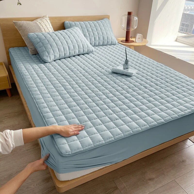 Premium Quilted Mattress Protector - Waterproof & Breathable