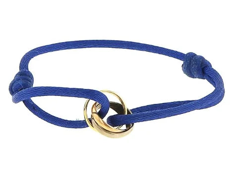 Minimalist Cord Bracelet with Rose Gold Infinity Charm