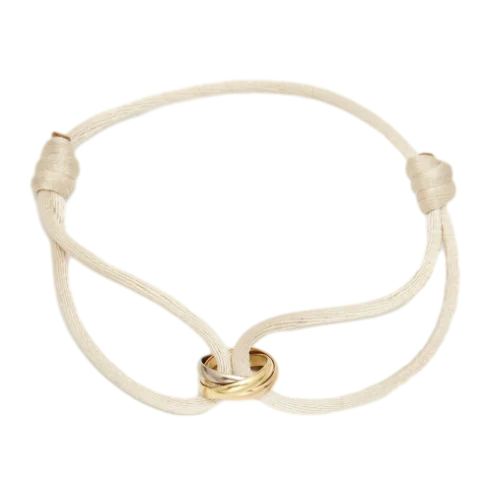 Minimalist Cord Bracelet with Rose Gold Infinity Charm