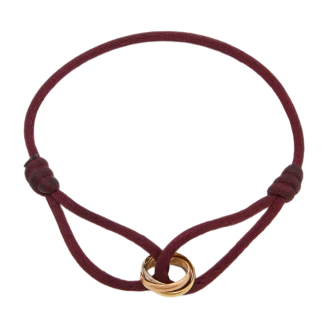 Minimalist Cord Bracelet with Rose Gold Infinity Charm