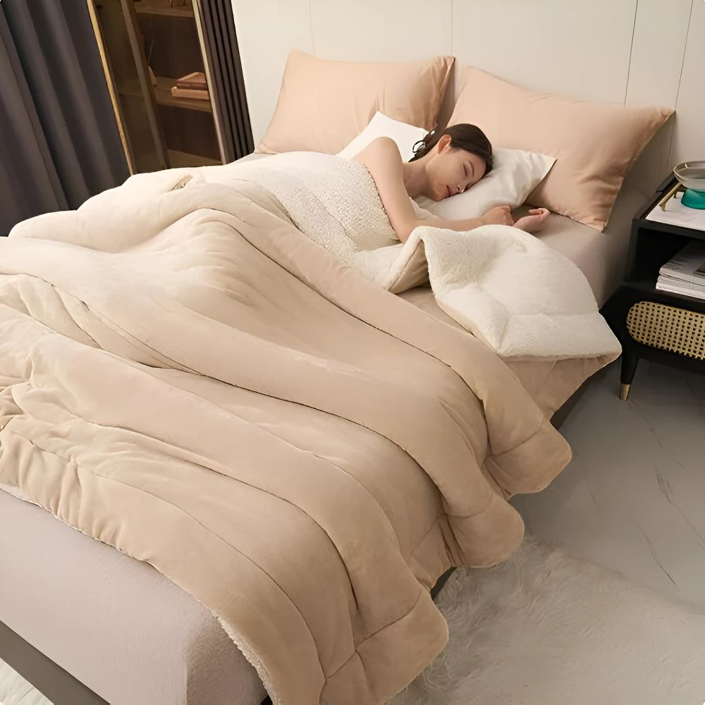 Luxury Flannel Fleece Throw Blanket, Plush Comfort