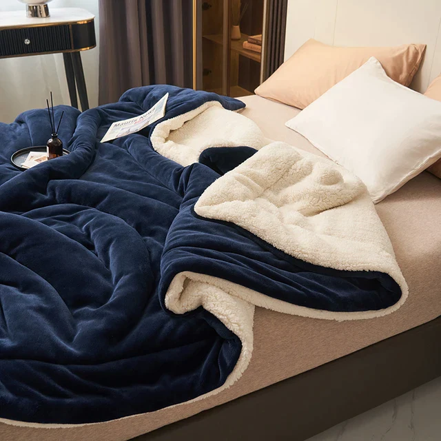 Luxury Flannel Fleece Throw Blanket, Plush Comfort