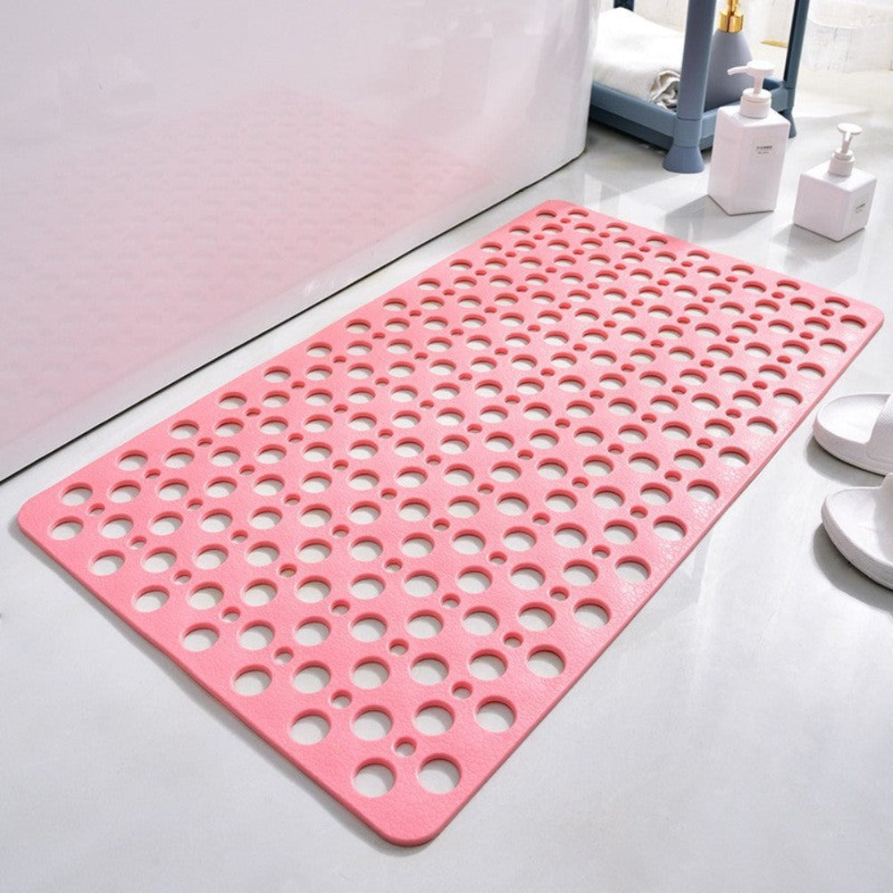 Non-Slip Shower Mat with Suction Cups - PVC Bath Mat