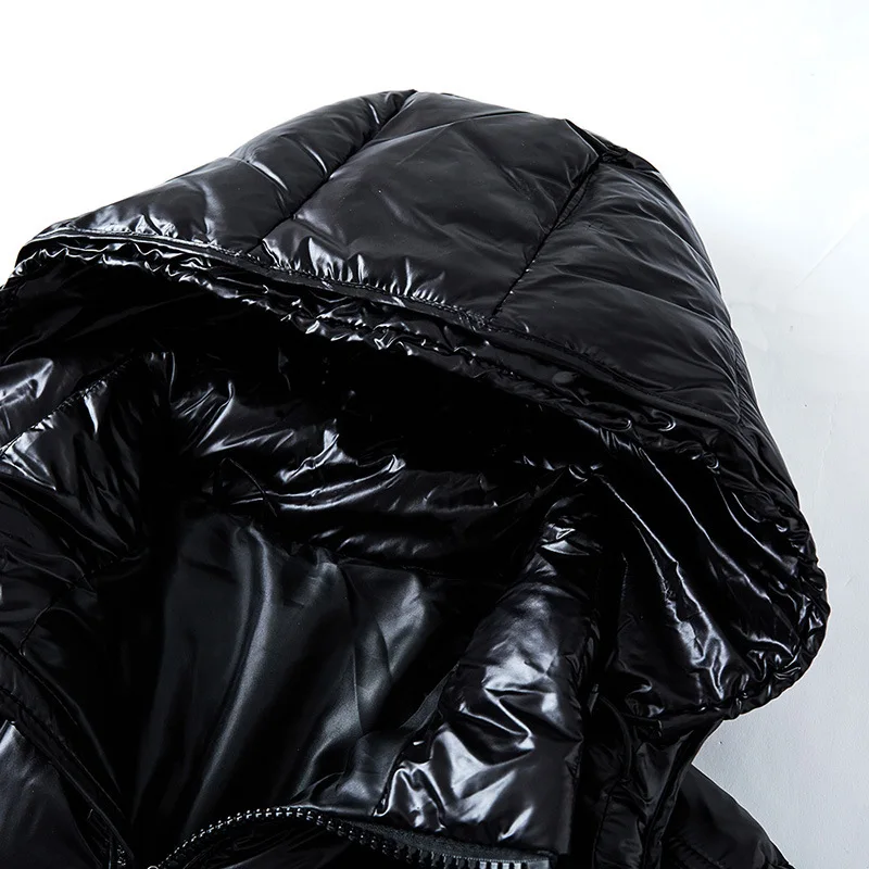 Winter Down Puffer Jacket - Water-Repellent Quilted Coat