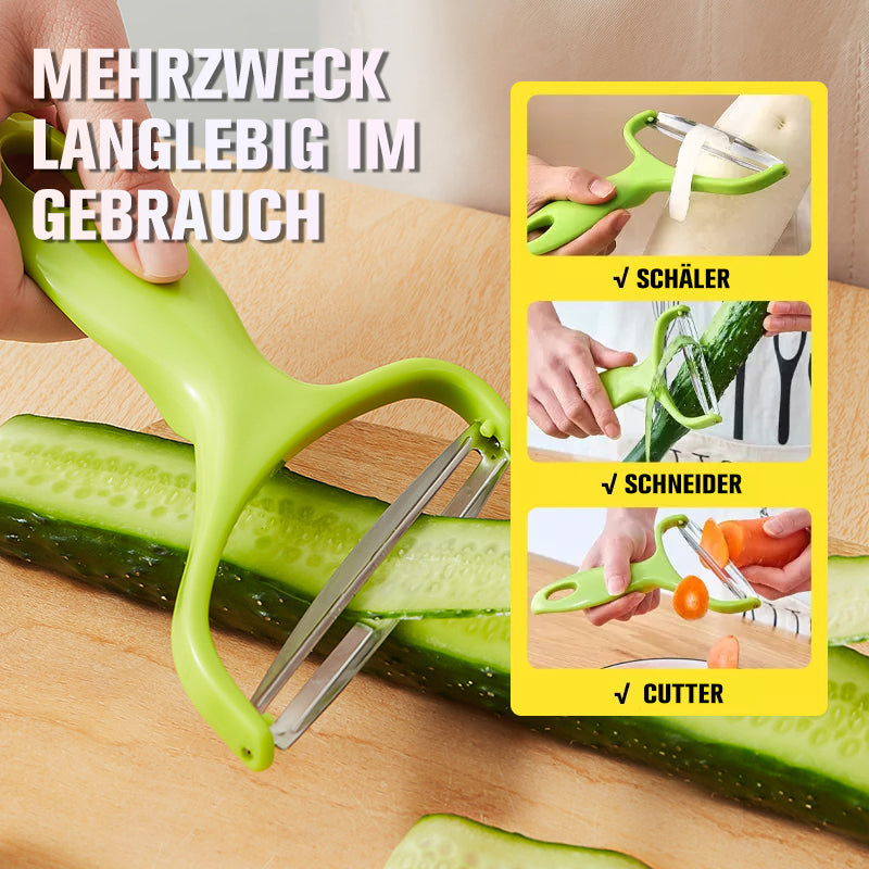 Extra-Wide Stainless Steel Y-Peeler