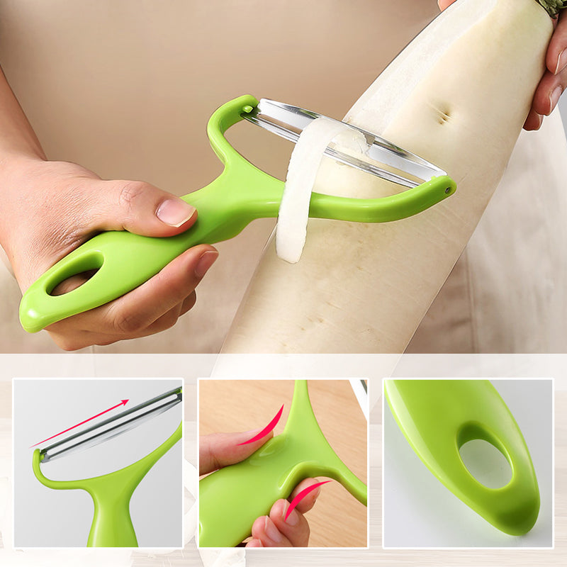 Extra-Wide Stainless Steel Y-Peeler