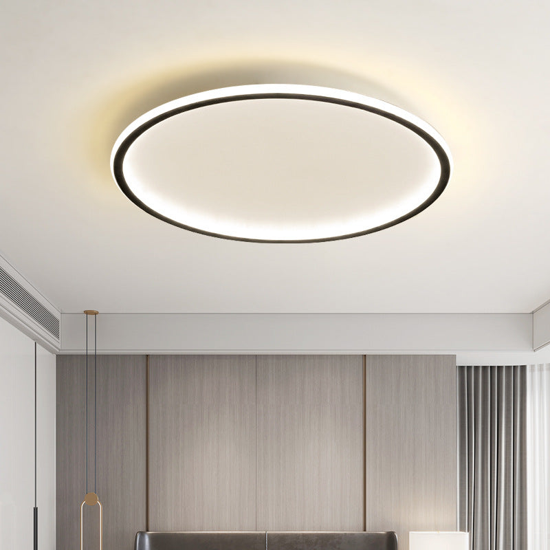 Scandinavian Round LED Ceiling Light - Modern Design
