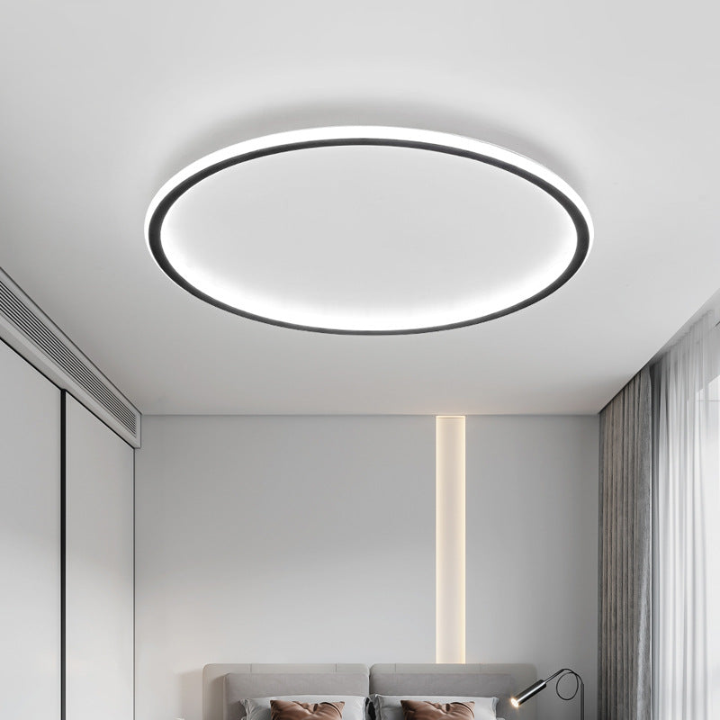 Scandinavian Round LED Ceiling Light - Modern Design