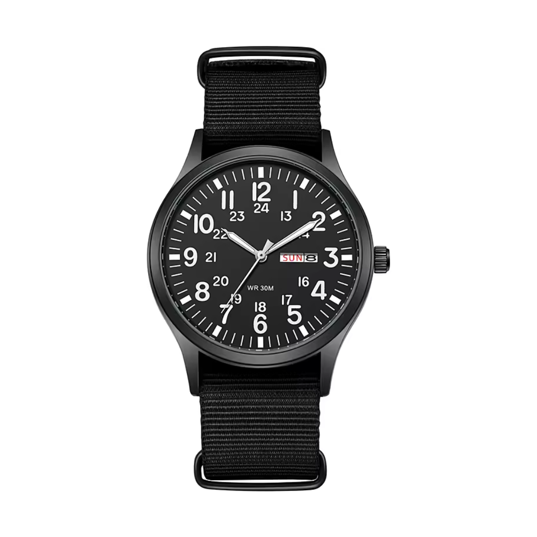 Men's Rugged Outdoor Watch – Waterproof Military Style