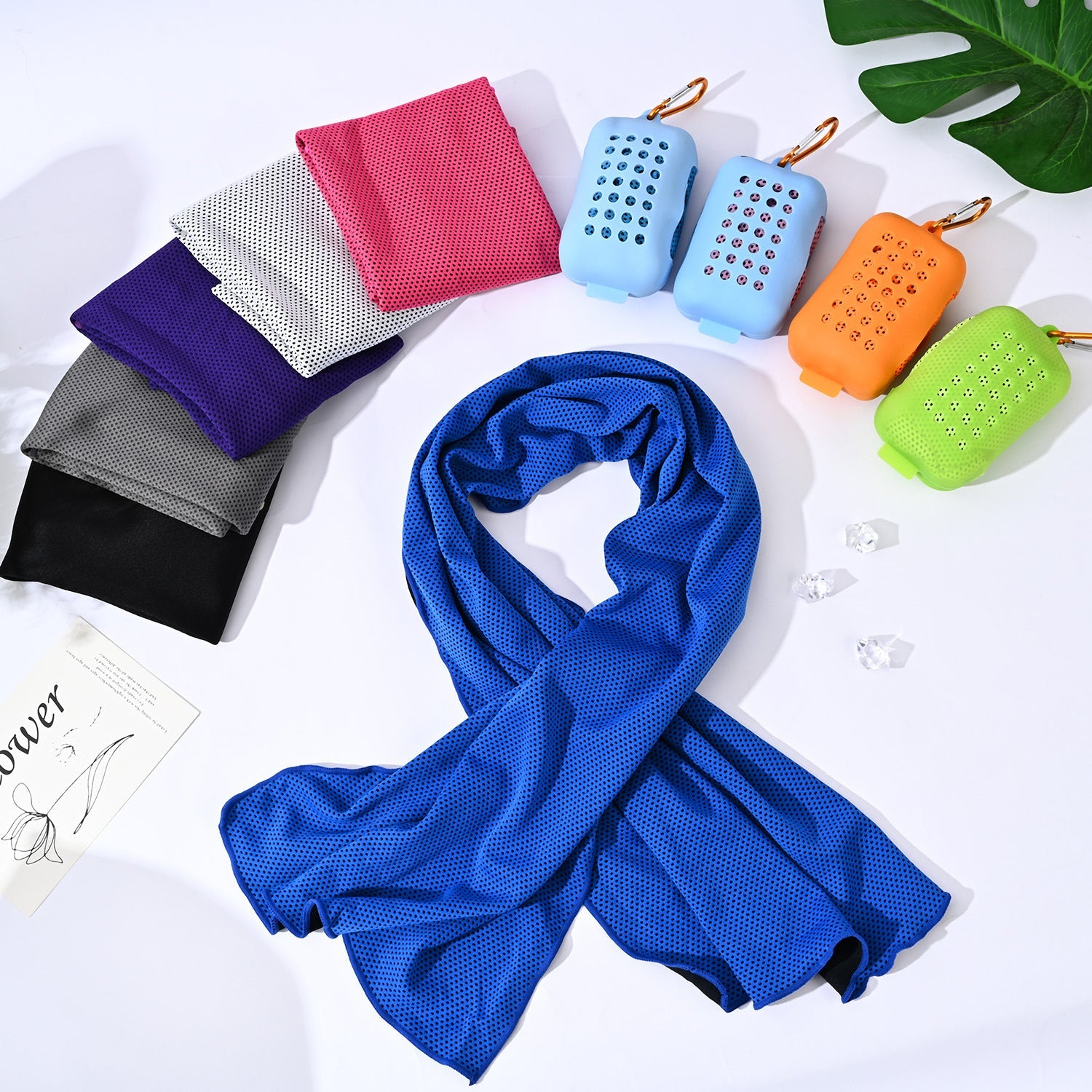 Women's Breathable Polyester Sports Scarf - Wind Protection