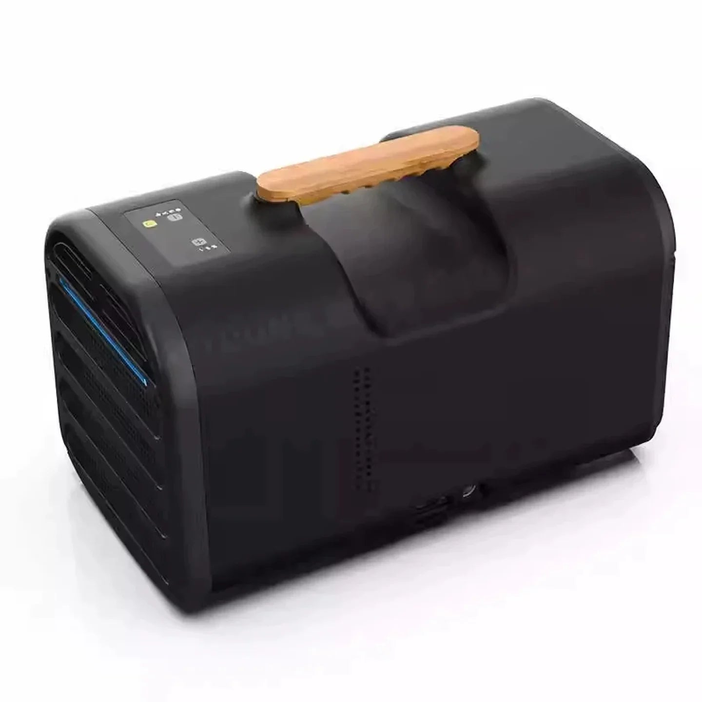 Personal Desktop Cooler & Air Purifier with Bamboo Handle