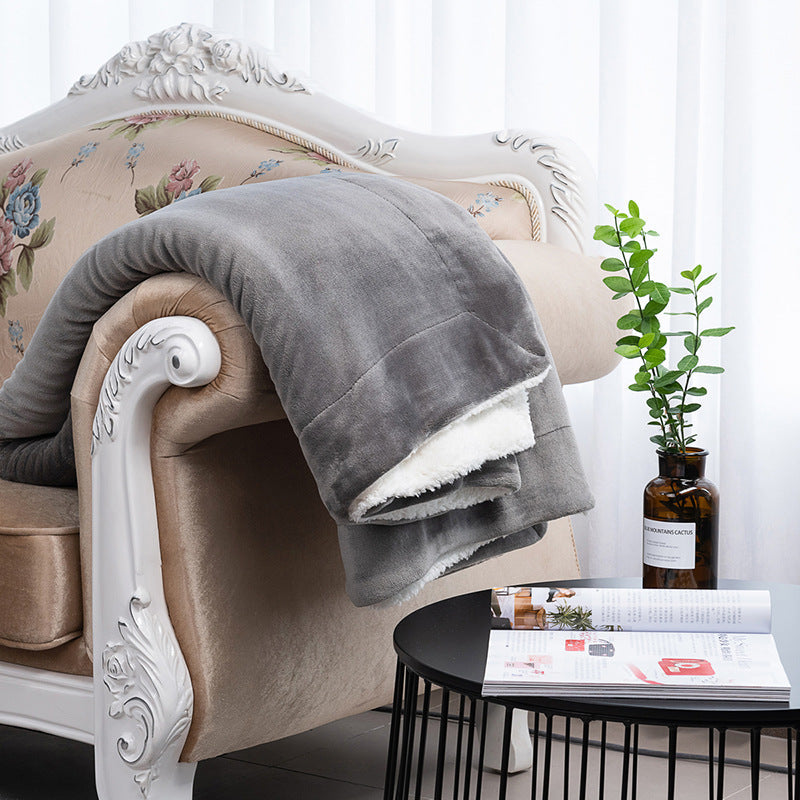Fleece & Sherpa Cozy Blanket for Women