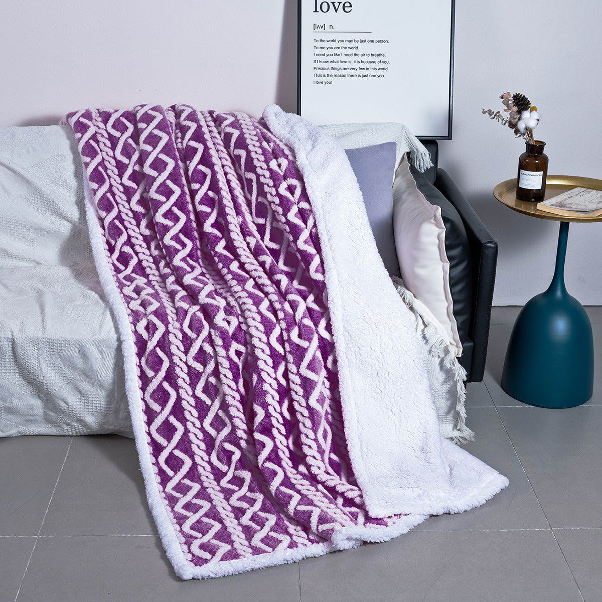 Women's Cozy Soft Blanket with Unique Pattern