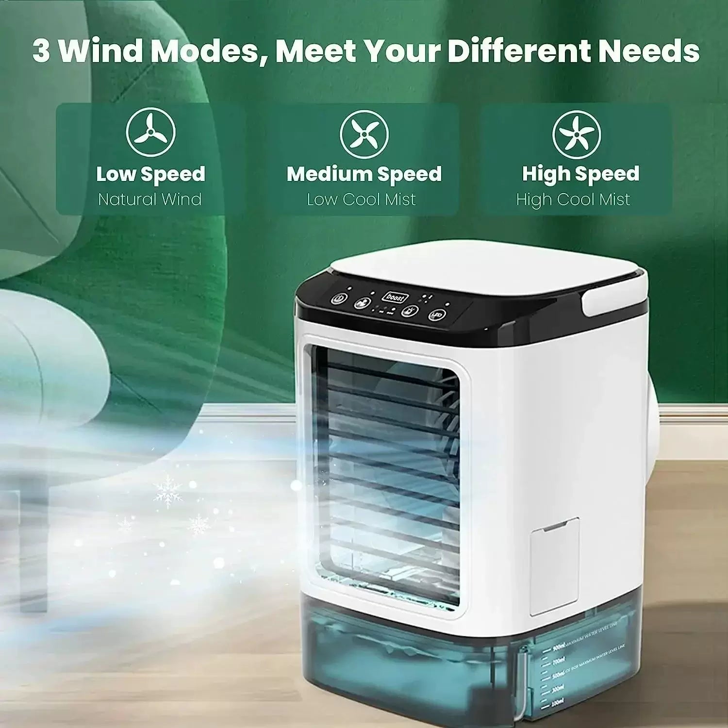 Portable Ultrasonic Desktop Cooler & Humidifier