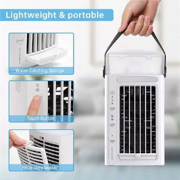 USB Desktop Evaporative Cooler with Carbon Cooling Pad