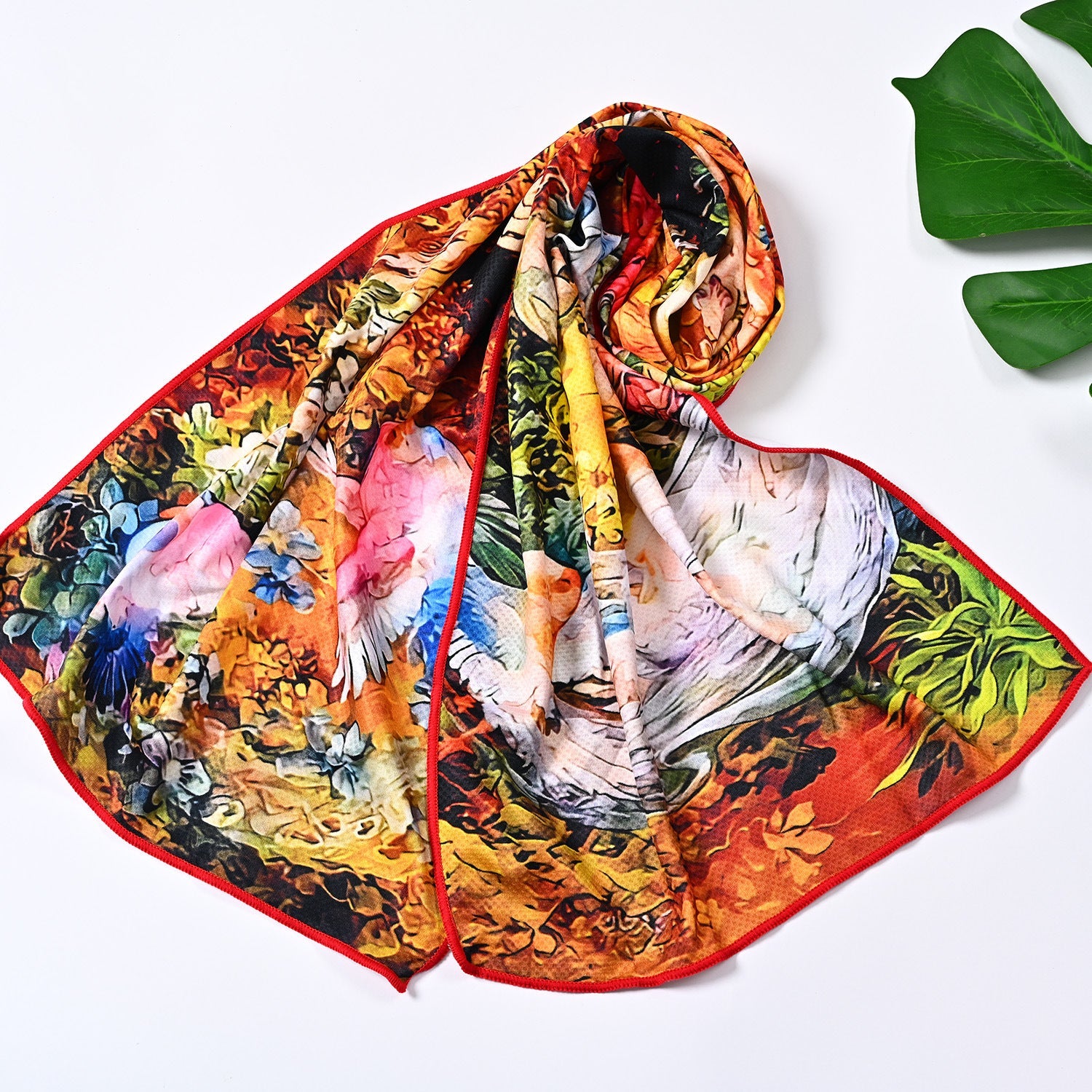 Unisex Sporty Multifunctional Scarf - Breathable Microfiber
