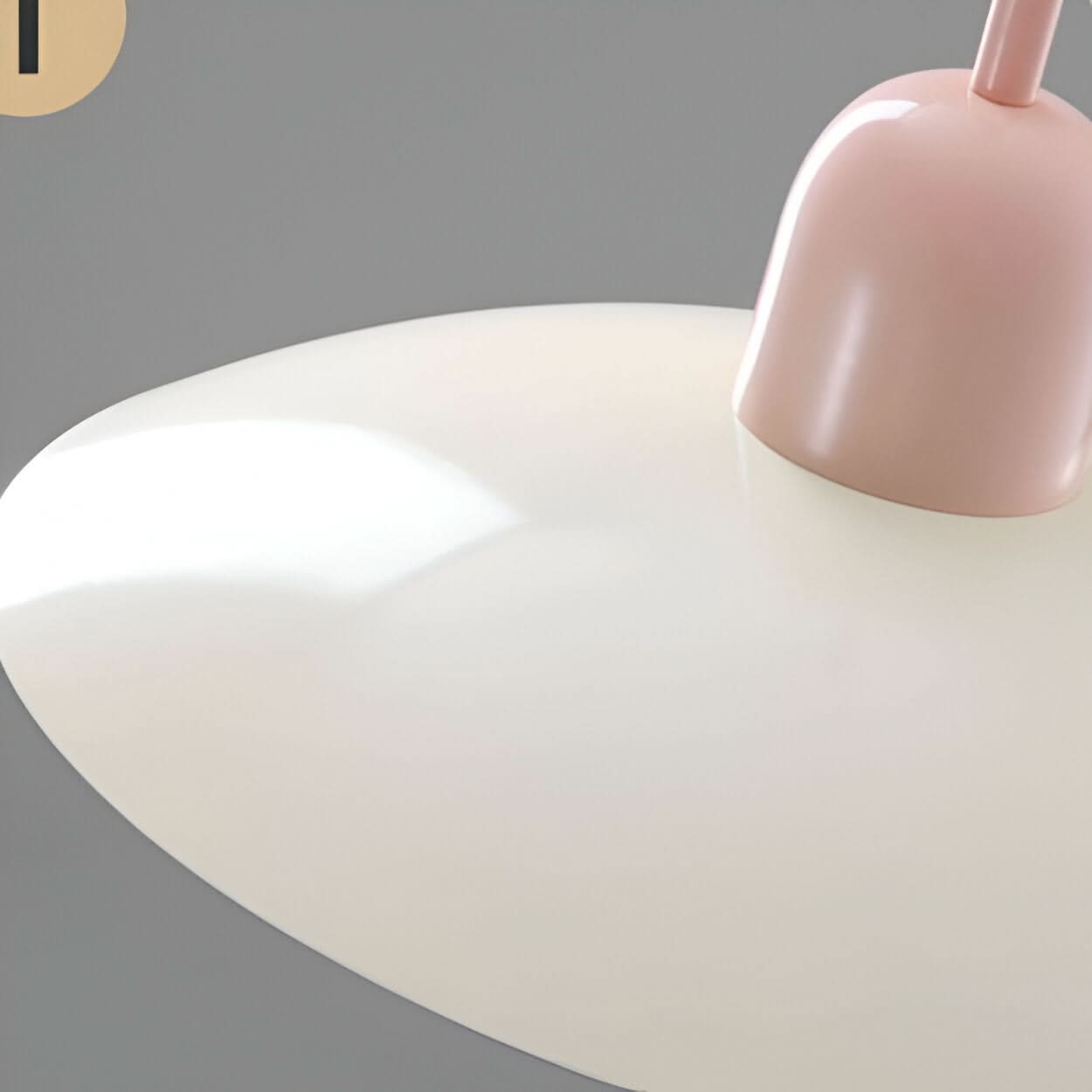 Modern Macaron Bauhaus Pendant Light, Iron Shade