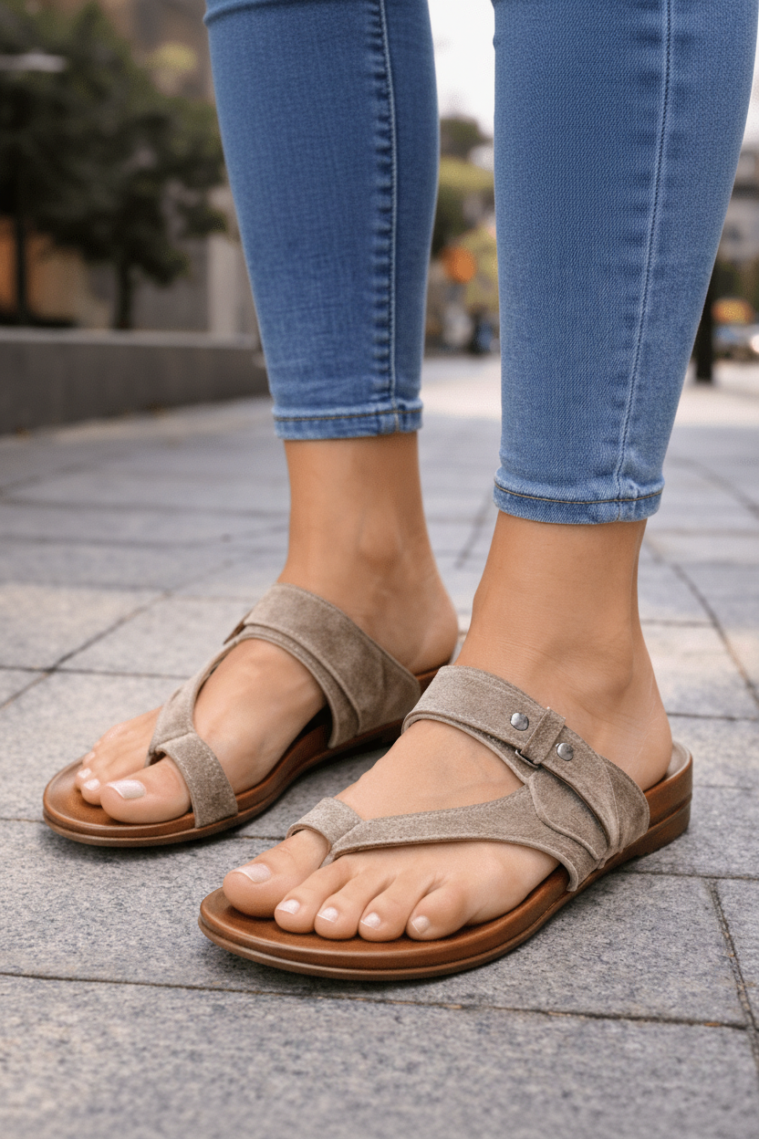 Orthotic Hiking Sandals with Cushioned Support