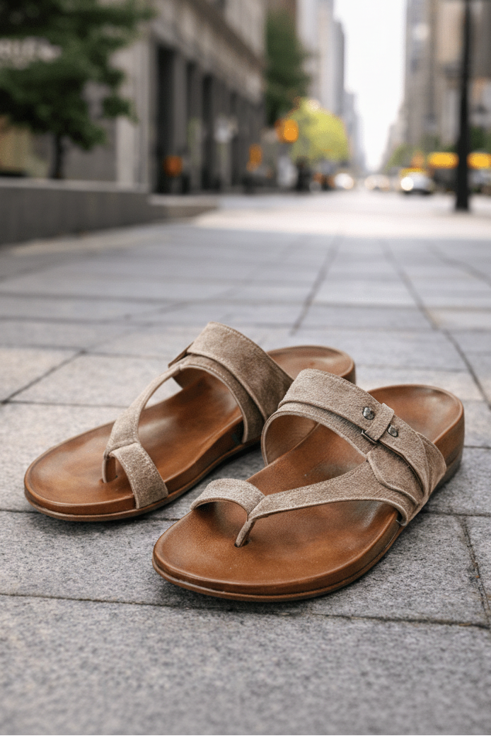Orthotic Hiking Sandals with Cushioned Support